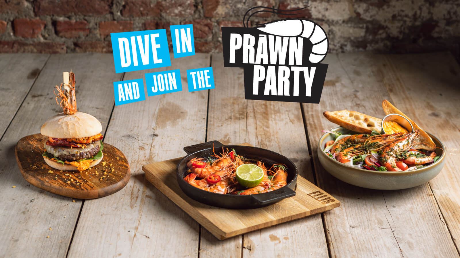 DIVE IN AND JOIN THE ELLIS PRAWN PARTY!