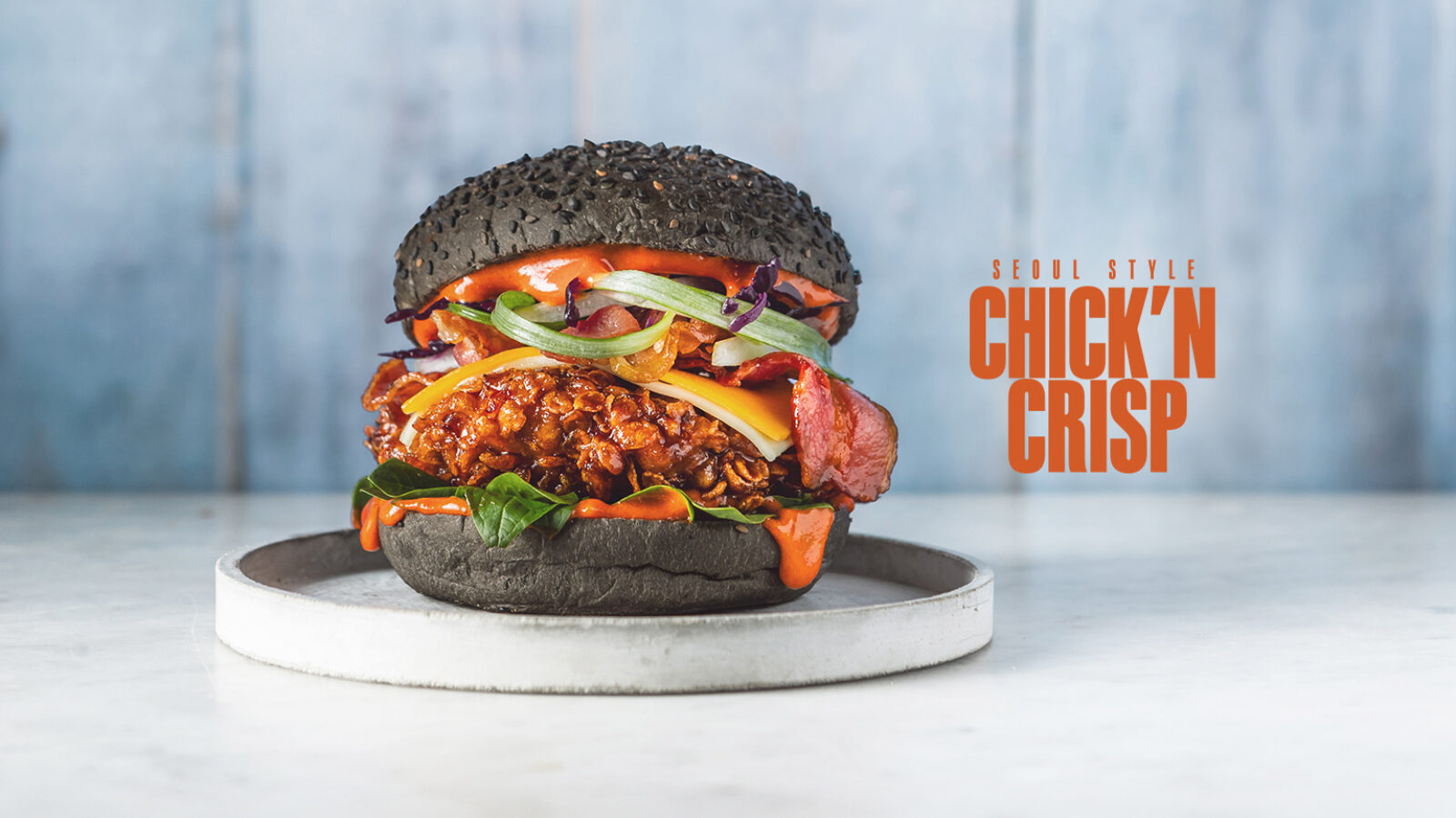 Chickn Crisp Burger - Ellis Gourmet Burgers