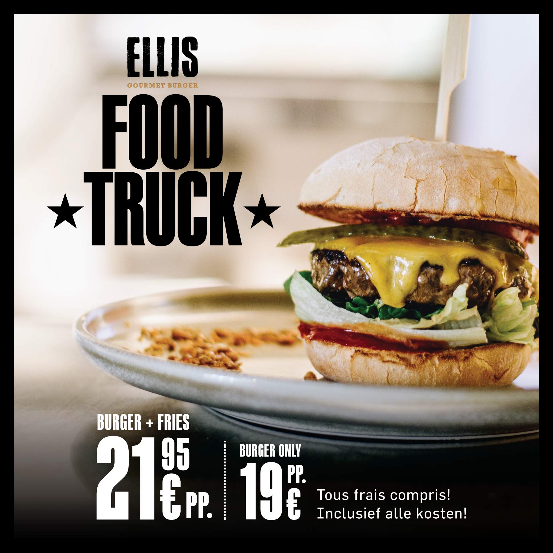 De Ellis FoodTruck op jouw Event
